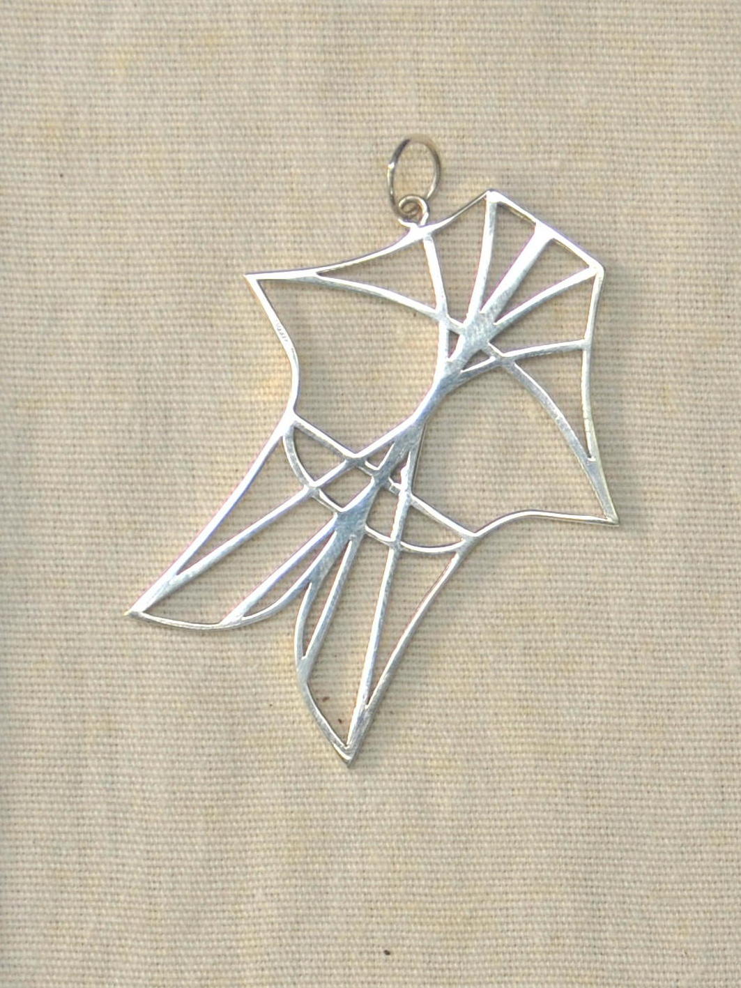 Silver Bebean Pendant - Frame
