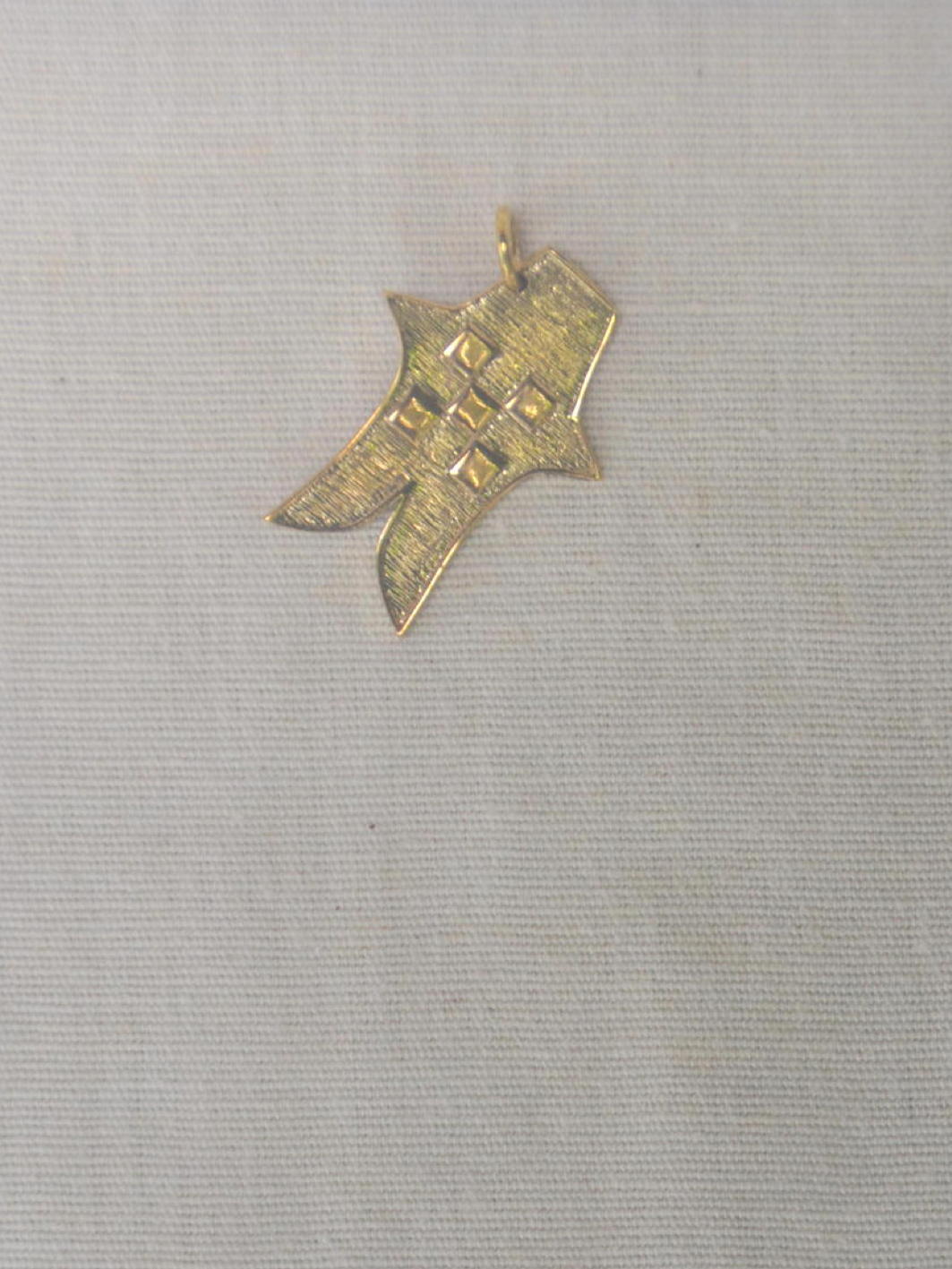 Small Brass Bebean Pendant - Sanur style