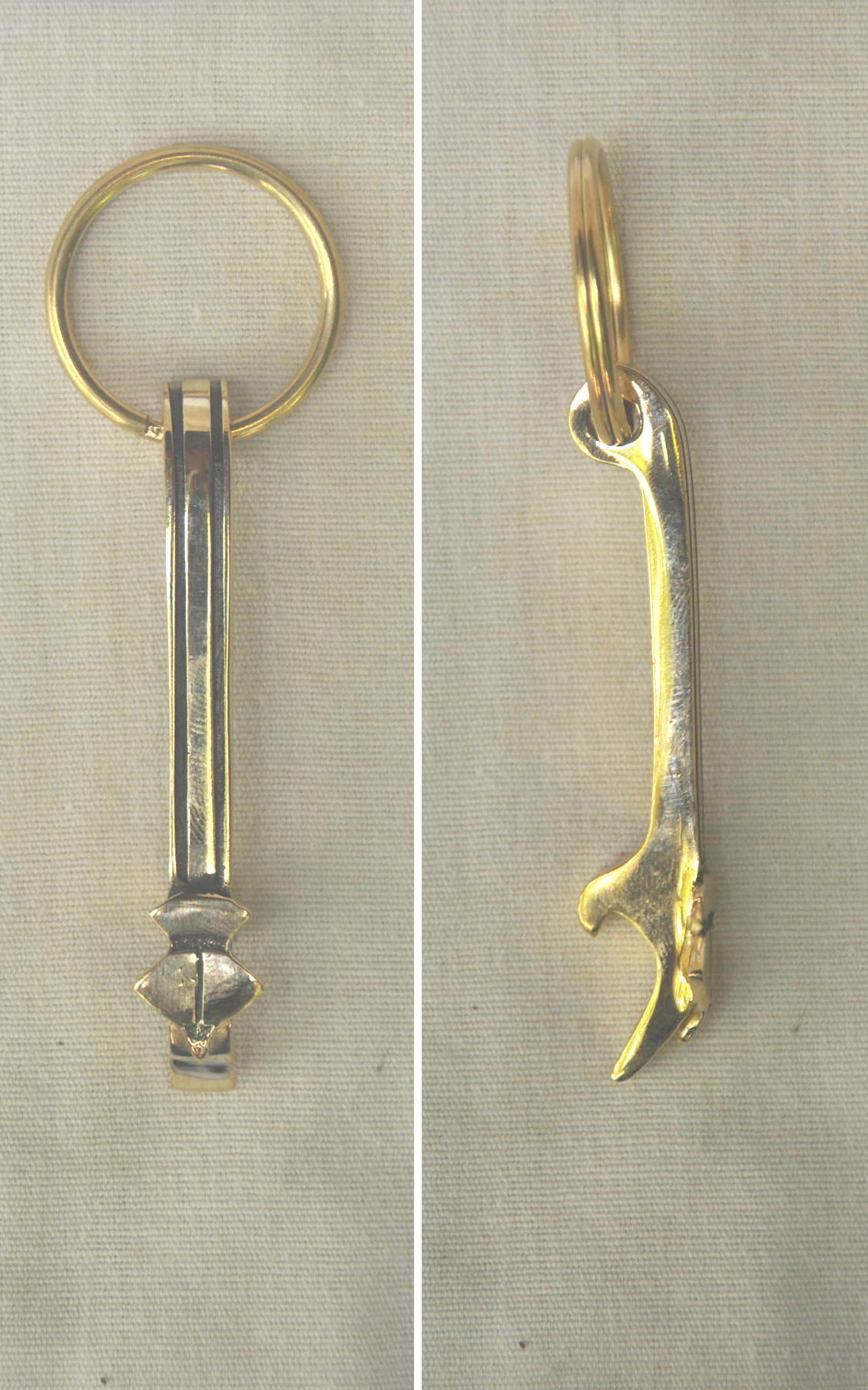 Brass Janggan Bottle Opener and Keyring