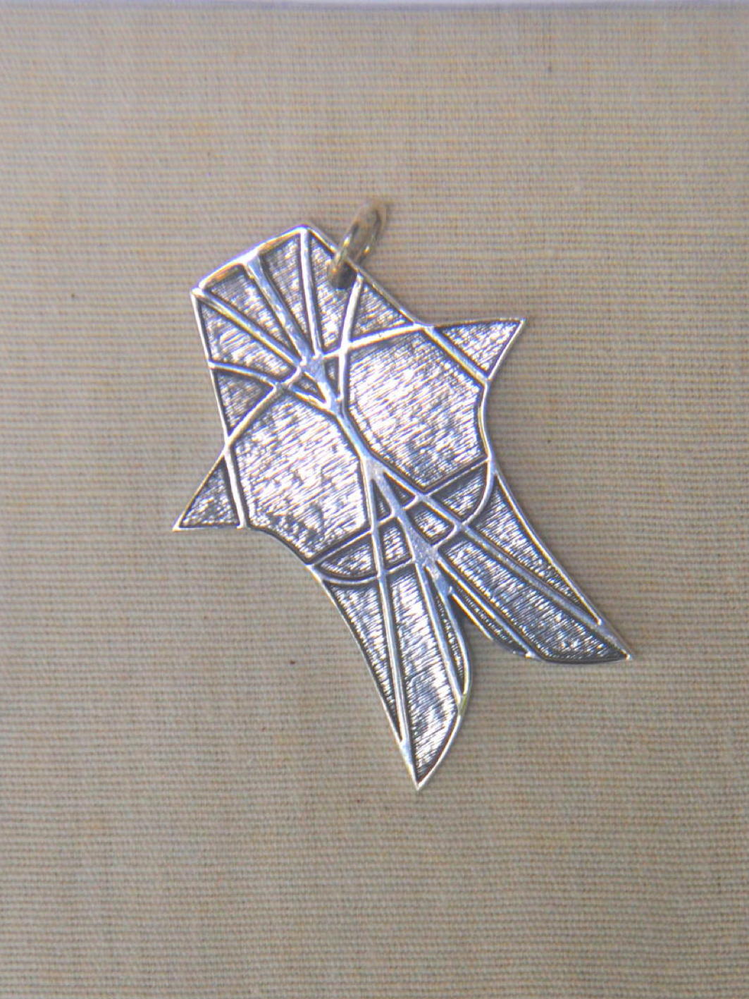 Silver Bebean Pendant - Sanur style